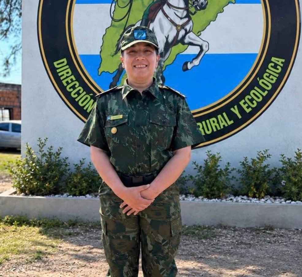 UNA MUJER ASUMIÓ POR PRIMERA VEZ COMO JEFA DE LA POLICÍA RURAL