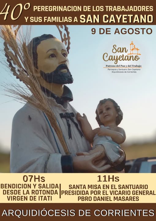 PREPARAN LA PEREGRINACIÓN DE TRABAJADORES A SAN CAYETANO