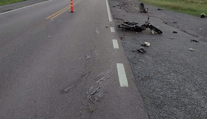 UN MUERTO EN CHOQUE DE MOTOS SOBRE LA RUTA 5