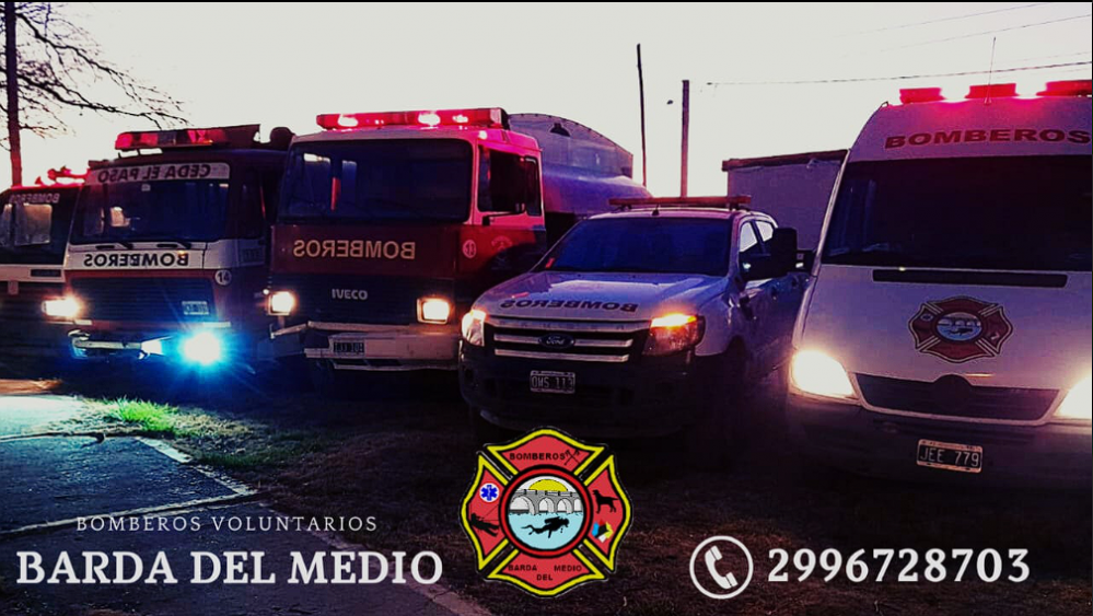 Inscripciones Bomberos Voluntarios Barda Del Medio