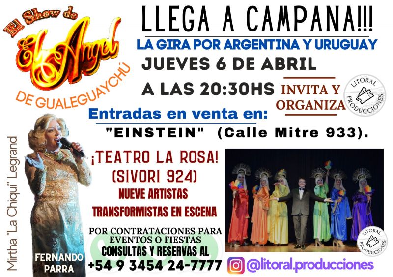 "EL SHOW DE EL ANGEL" LLEGA A CAMPANA