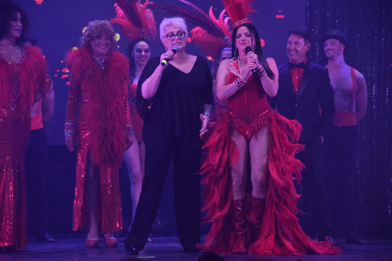 Carmen Barbieri viajó a Mar del Plata y participó de la obra "No Hay Plata Hay Humor"