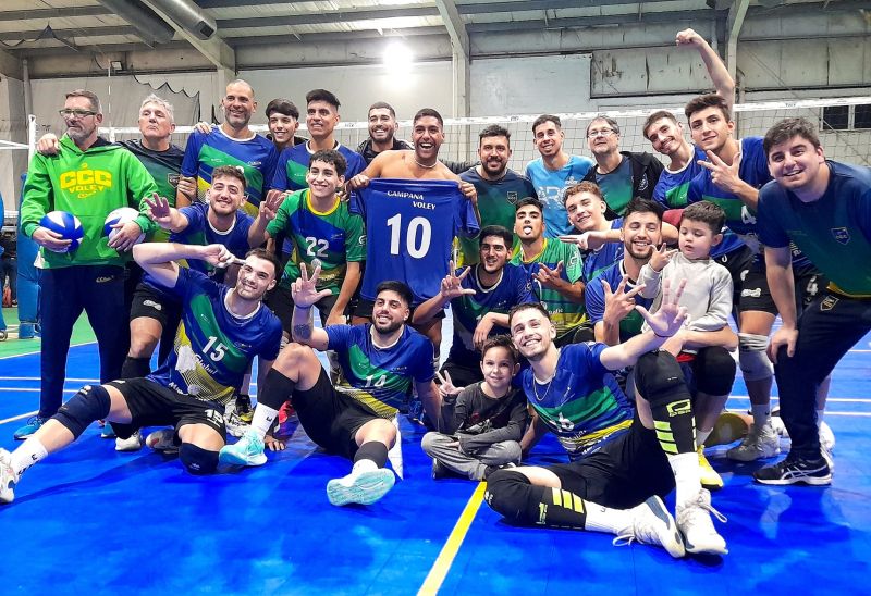 Volley : Ciudad de Campana volvió al triunfo y ahora es escolta en la División de Honor