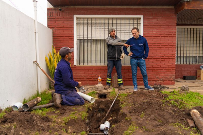 El Municipio ya realizó 1.500 conexiones cloacales domiciliarias