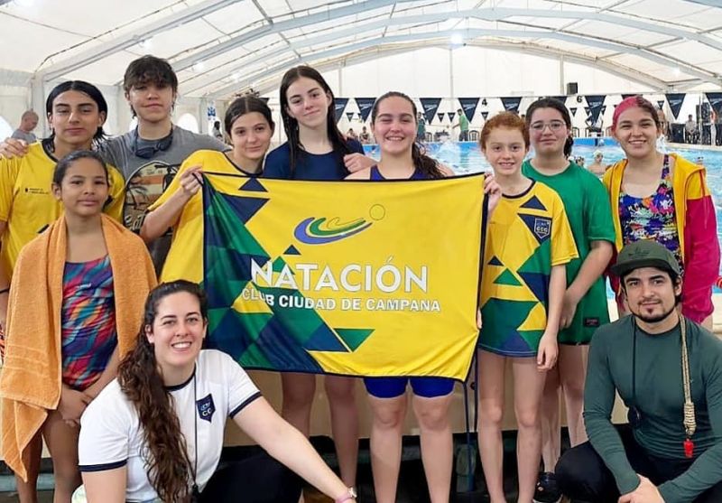 Natación : El equipo promocional del Club Ciudad tuvo una destacada actuación en San Pedro