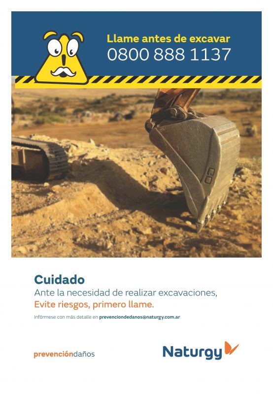 “Llame antes de excavar” la campaña de seguridad de Naturgy