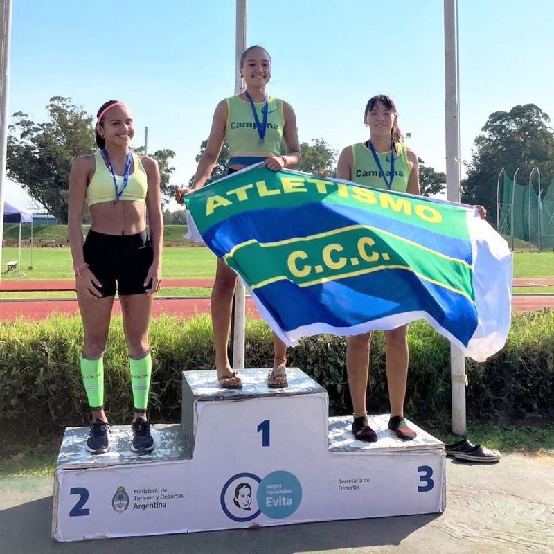 Atletismo: el CCC cosechó 15 medallas en el Campeonato Provincial U20