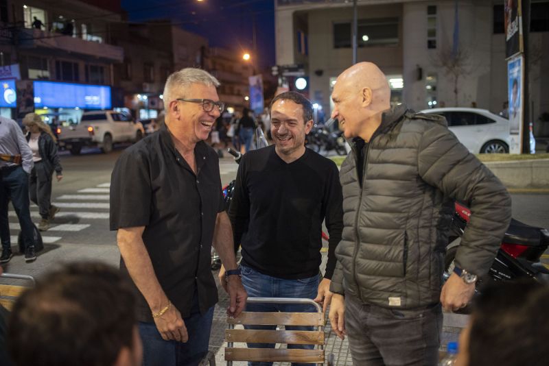 José Luis Espert pasó por la ciudad y elogió la gestión de Abella