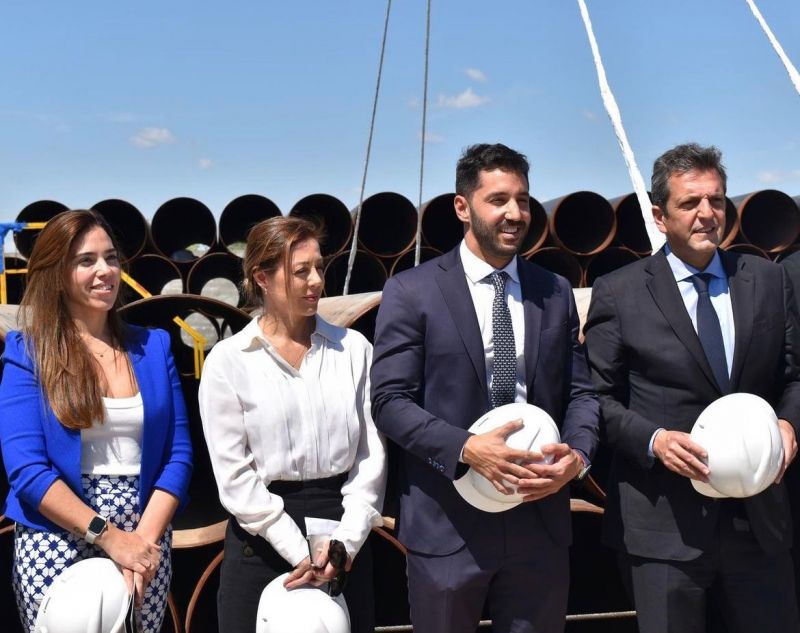 Alejo Sarna: “Junto a Sergio Massa despachamos el primer tubo y hoy lo hicimos realidad”
