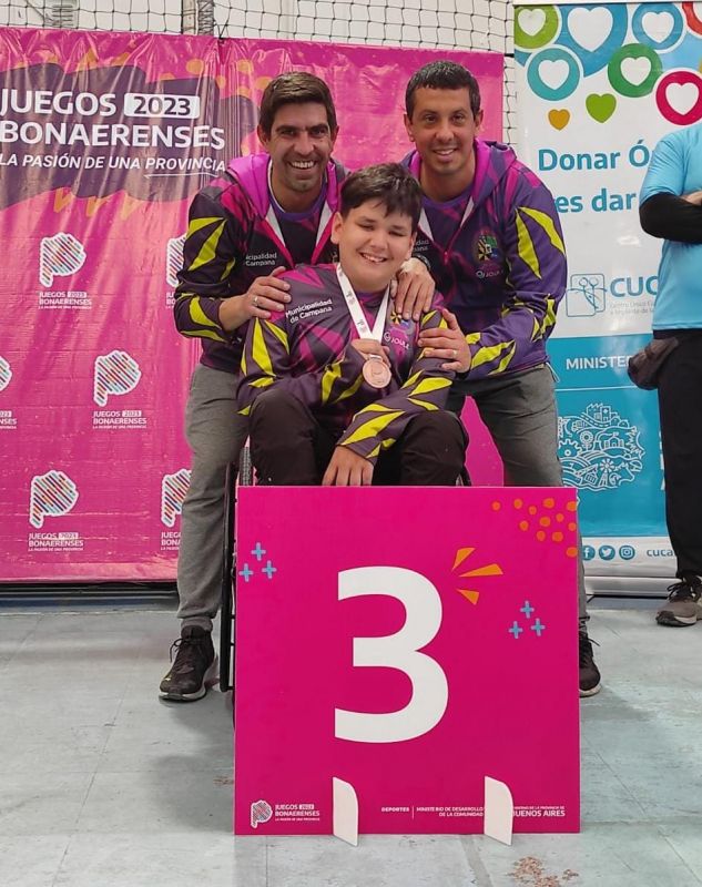 CAMPANA SUMÓ OTRAS CINCO MEDALLAS EN MAR DEL PLATA