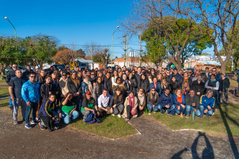 Integrantes del equipo de Abella conversaron con vecinos de Romano, Dallera y 9 de Julio