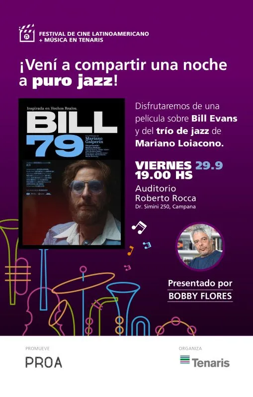 Tenaris invita a una noche de cine y música a puro jazz