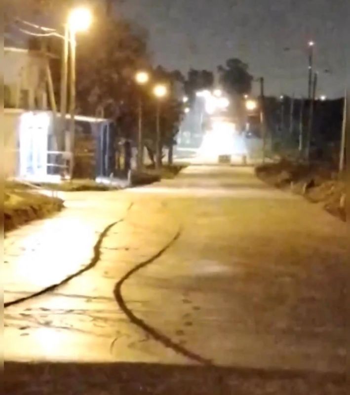 Vándalos dañaron el nuevo pavimento de la calle Vigalondo
