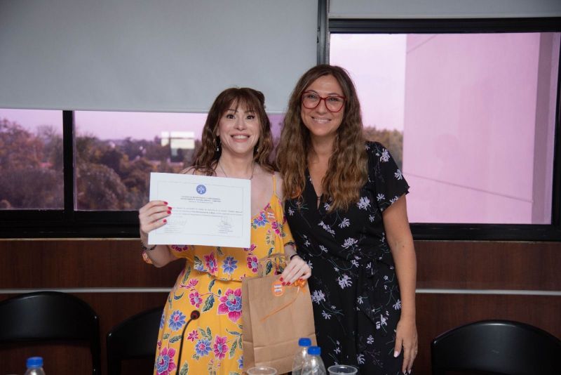 Soledad Alonso fue reconocida en diferentes actos por el Día de la Mujer