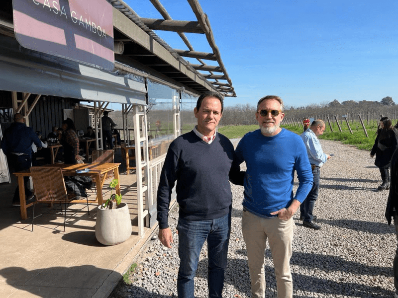 Octavio Lagar: "Recorrimos el primer viñedo y bodega de Campana"