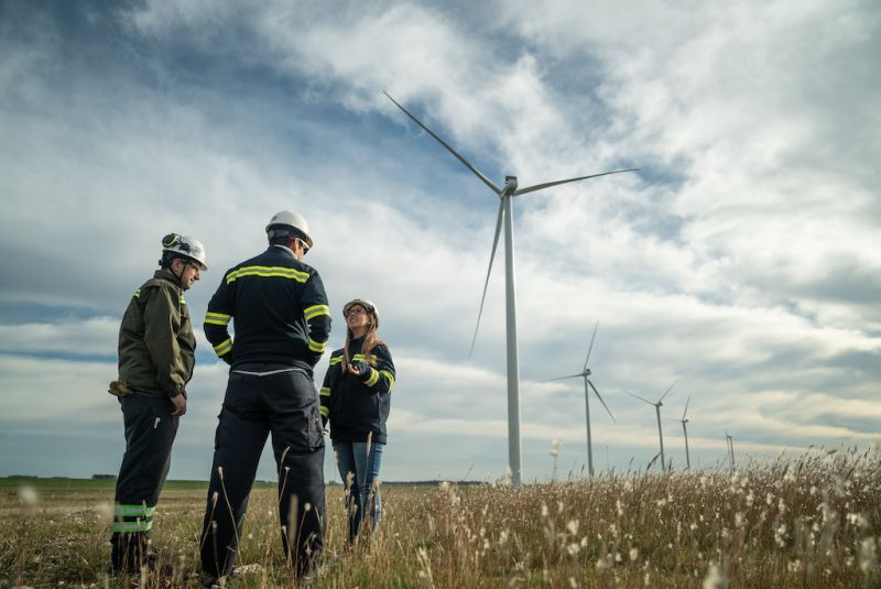 Tenaris completó el montaje de los 24 aerogeneradores del Parque Eólico de la Buena Ventura