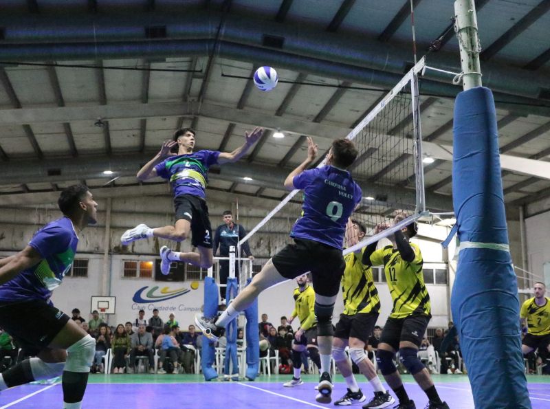 Volley : Ciudad de Campana venció a Bella Vista y se trepó a lo más alto de la División de Honor