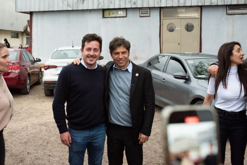 Axel Kicillof reafirmó el apoyo a Alejo Sarna como Intendente