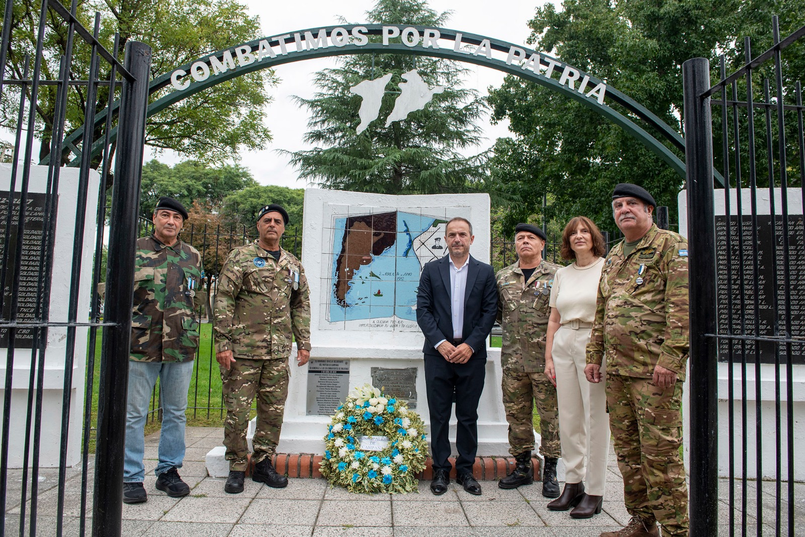 Campana reafirmó su memoria y reconocimiento a los Héroes de Malvinas