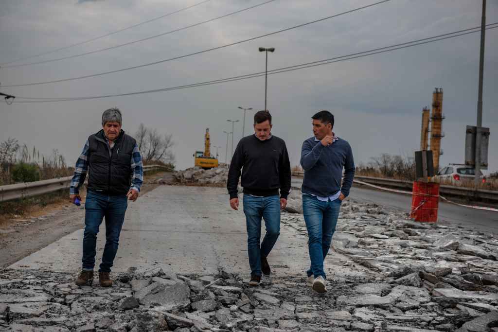 Tras gestiones de concejales de Unión por la Patria, comenzó la reparación de la ruta 6