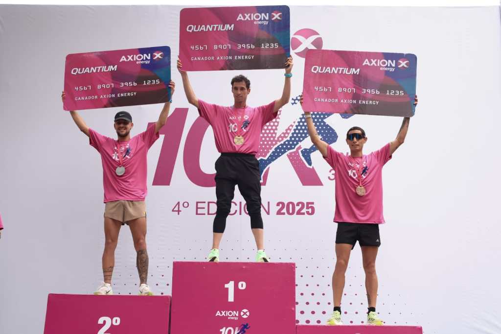 Con récord de asistentes, se corrió la 10K AXION energy