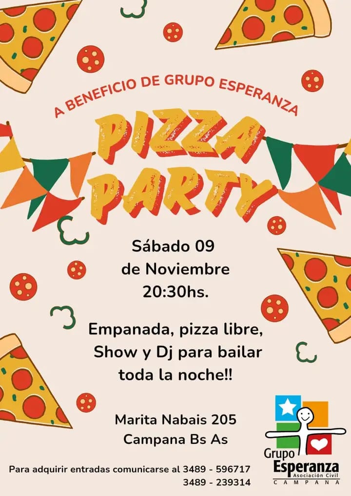 Pizza Libre en el Grupo Esperanza