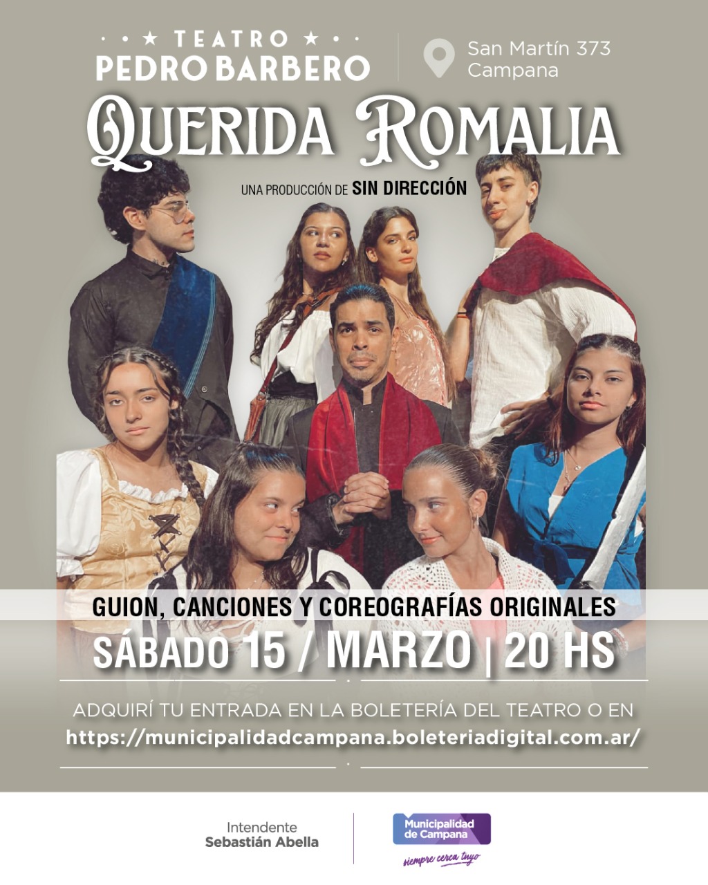 “Querida Romalia” llega el sábado al teatro Pedro Barbero