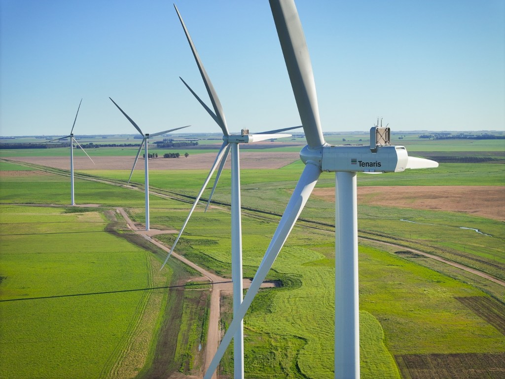 Tenaris comenzó la construcción de su segundo parque eólico en Argentina