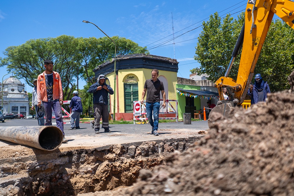 Abella destacó la importancia de la puesta en valor de la calle Alem