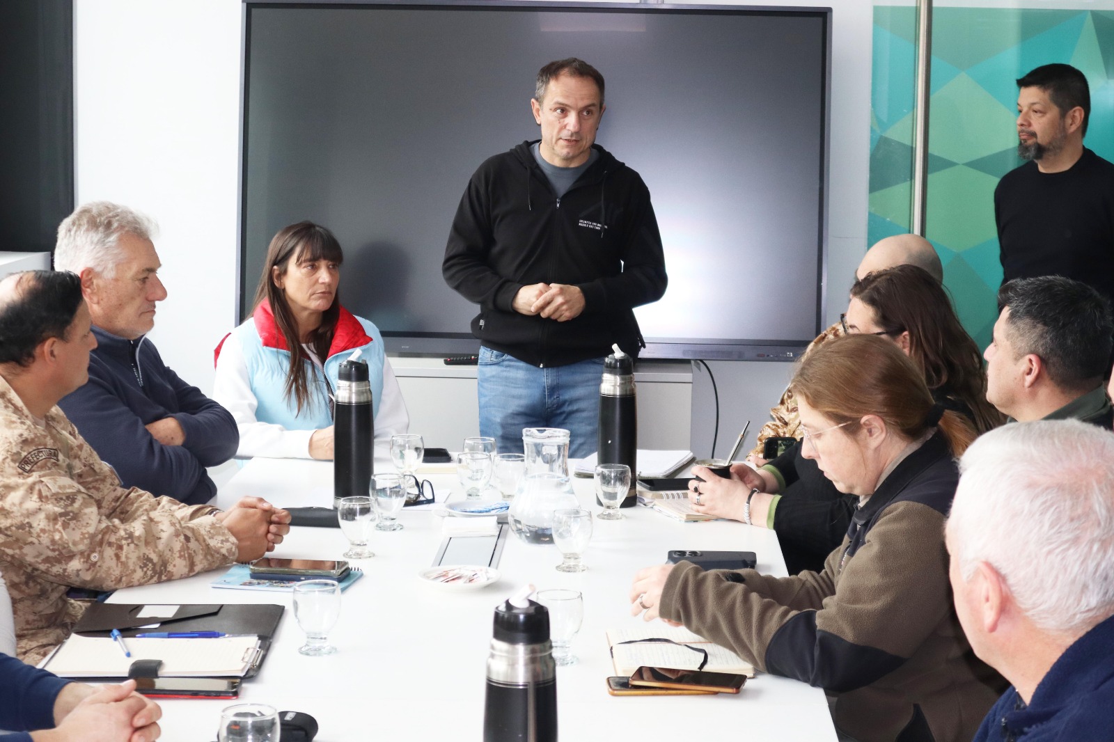El Intendente encabezó una reunión de coordinación de responsables de primera respuesta ante la llegada de “El Niño”