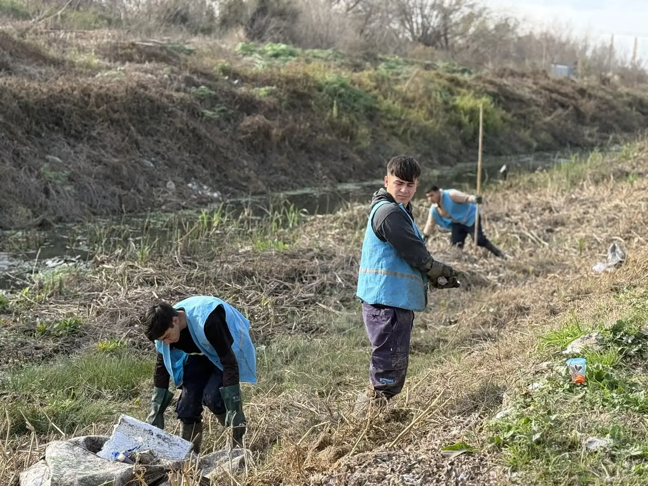 Por gestiones de Alejo Sarna, la Provincia ejecuta tareas de mantenimiento del sistema de drenaje pluvial de San Cayetano