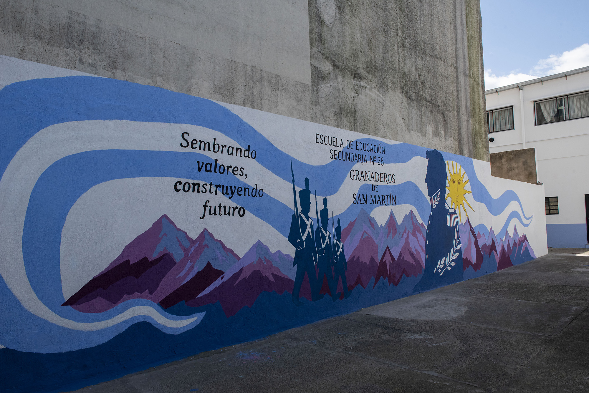 La Escuela Secundaria N°26 ahora se llama “Granaderos de San Martín”