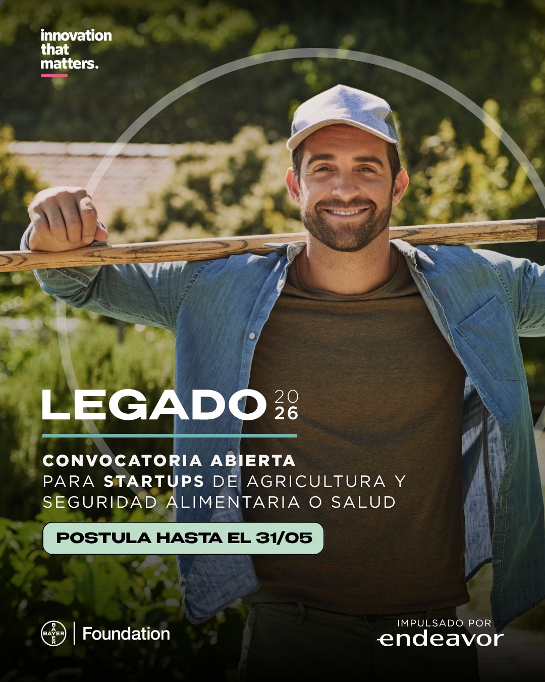 Bayer lanza LEGADO 2026: busca startups que transformen la salud y la alimentación en América Latina