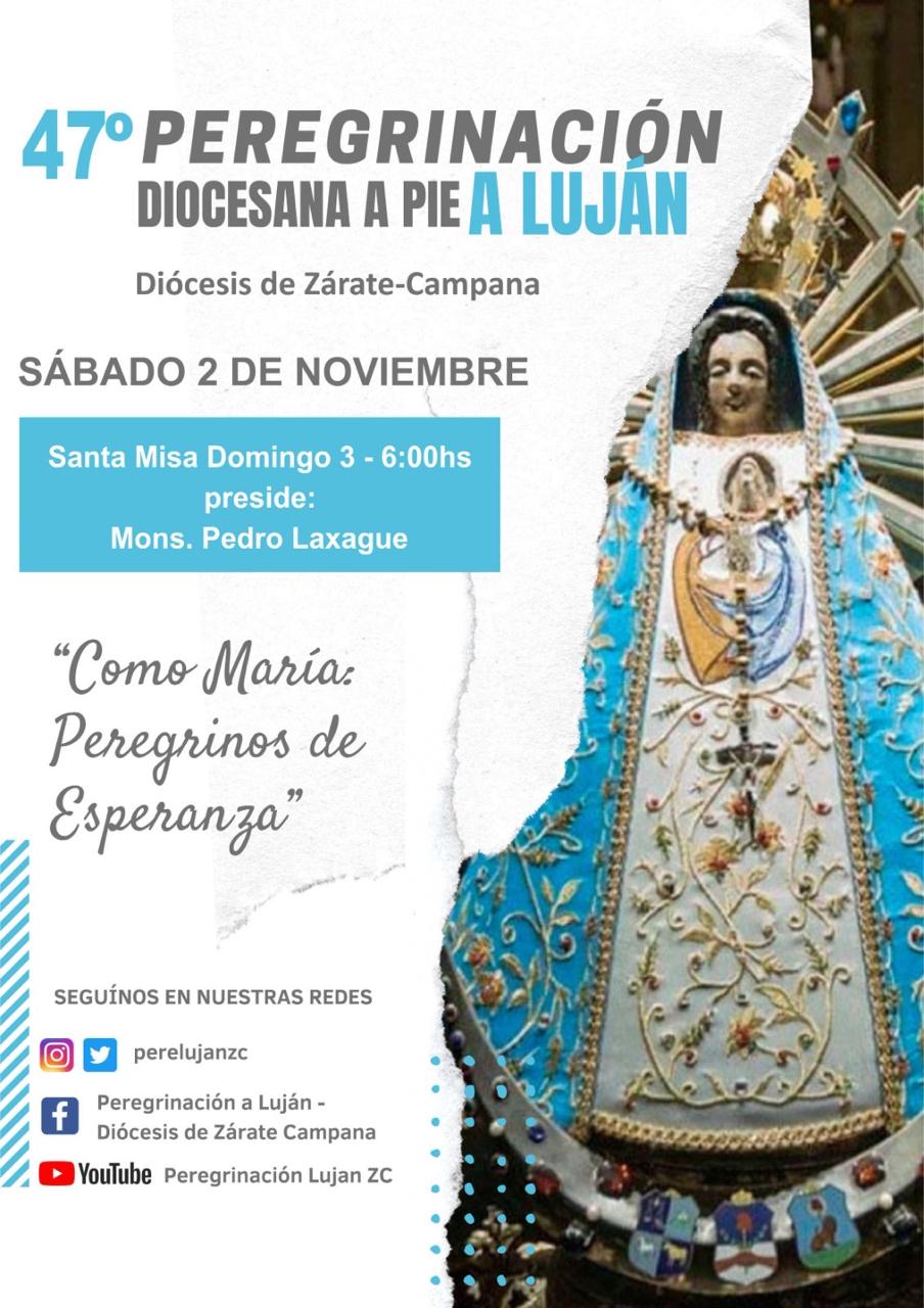 Anuncio de la 47ª Peregrinación a Luján