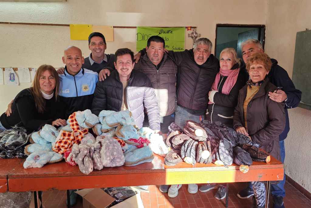 Unión por la Patria realizó la primera jornada de Invierno Solidario