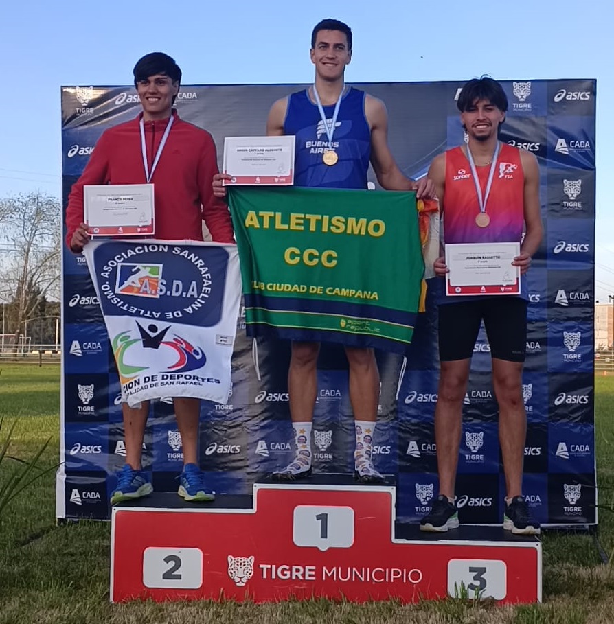 Tres atletas del Club Ciudad se consagraron Campeones Nacionales U23