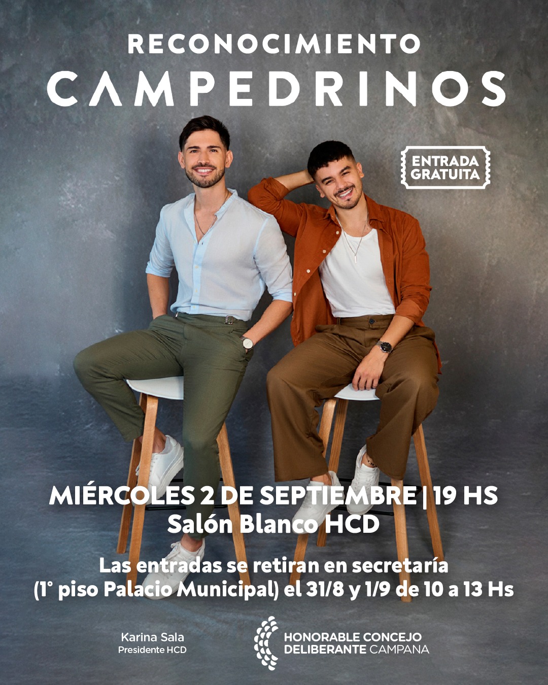 El H.C.D reconocerá a Campedrinos que participaron del Festival Internacional de Viña del Mar