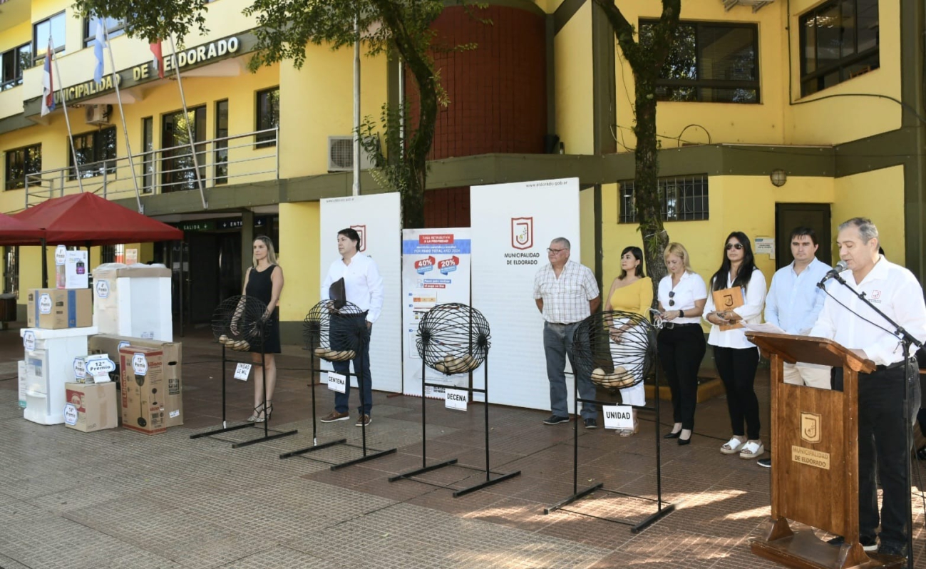 Eldorado: Sorteo de premios por pago total de la Tasa Retributiva a la Propiedad 2024