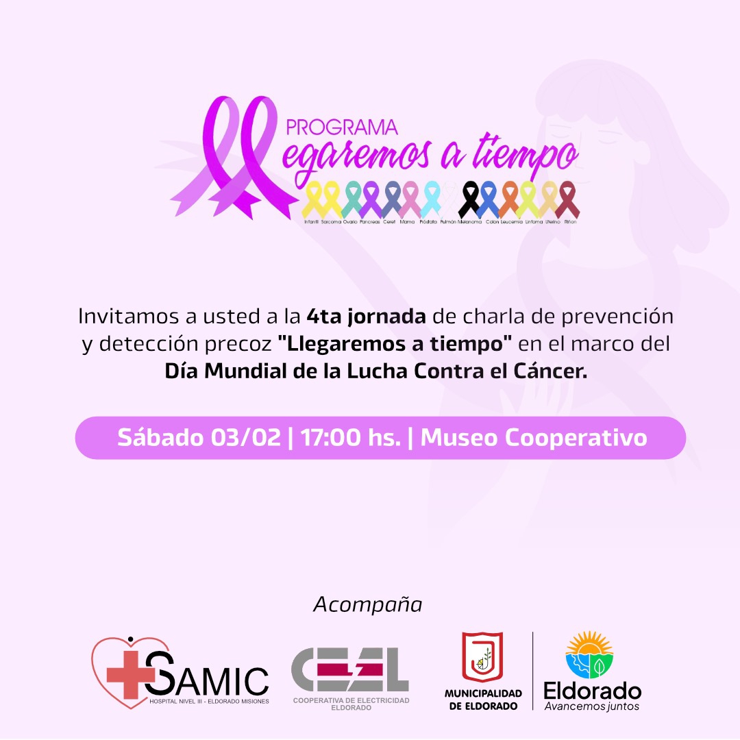 Eldorado: Programa Llegaremos a tiempo