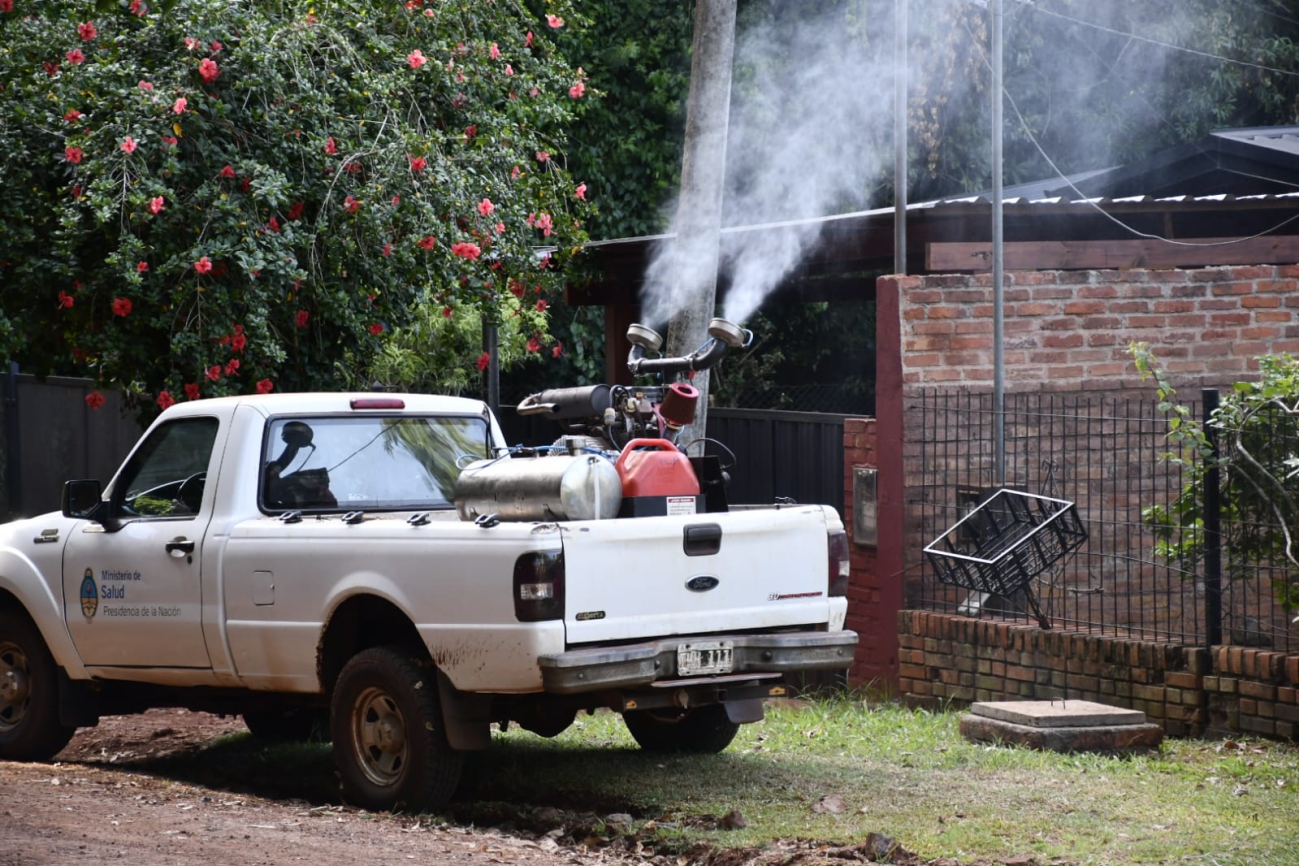 Eldorado: Informan sobre rociado aeroespacial en los barrios en la lucha contra el dengue