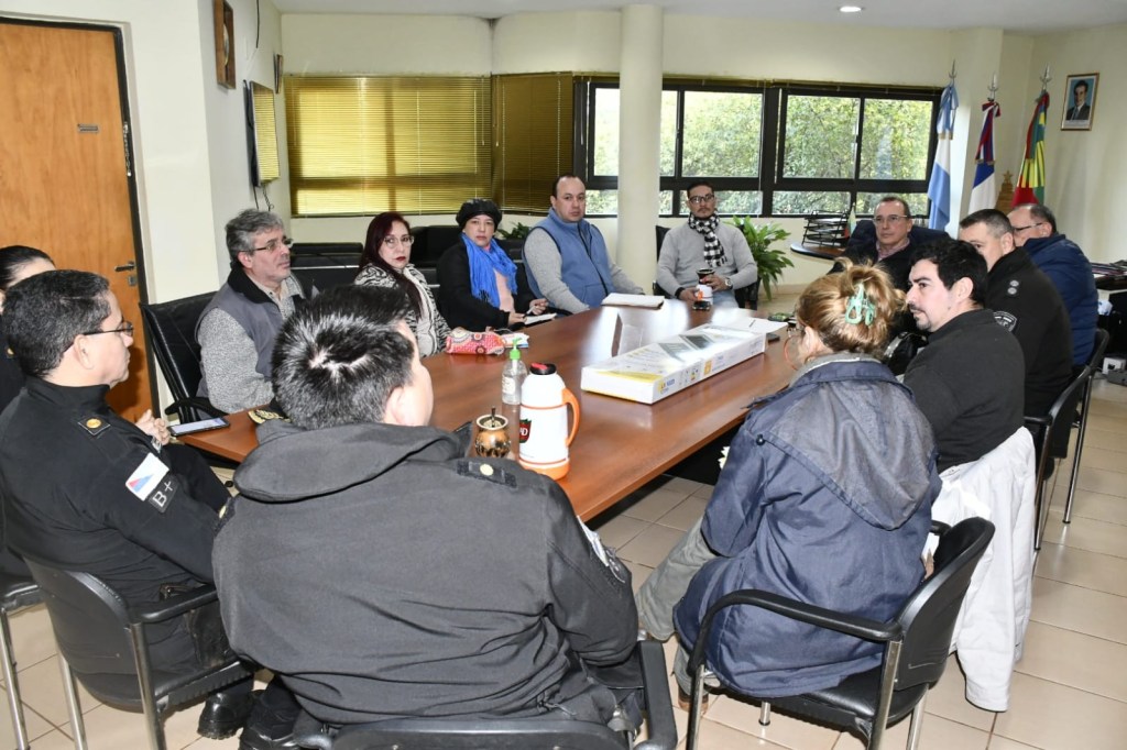 Eldorado: Reunión del intendente con el Jefe de la UR III e integrantes de Foros de Seguridad
