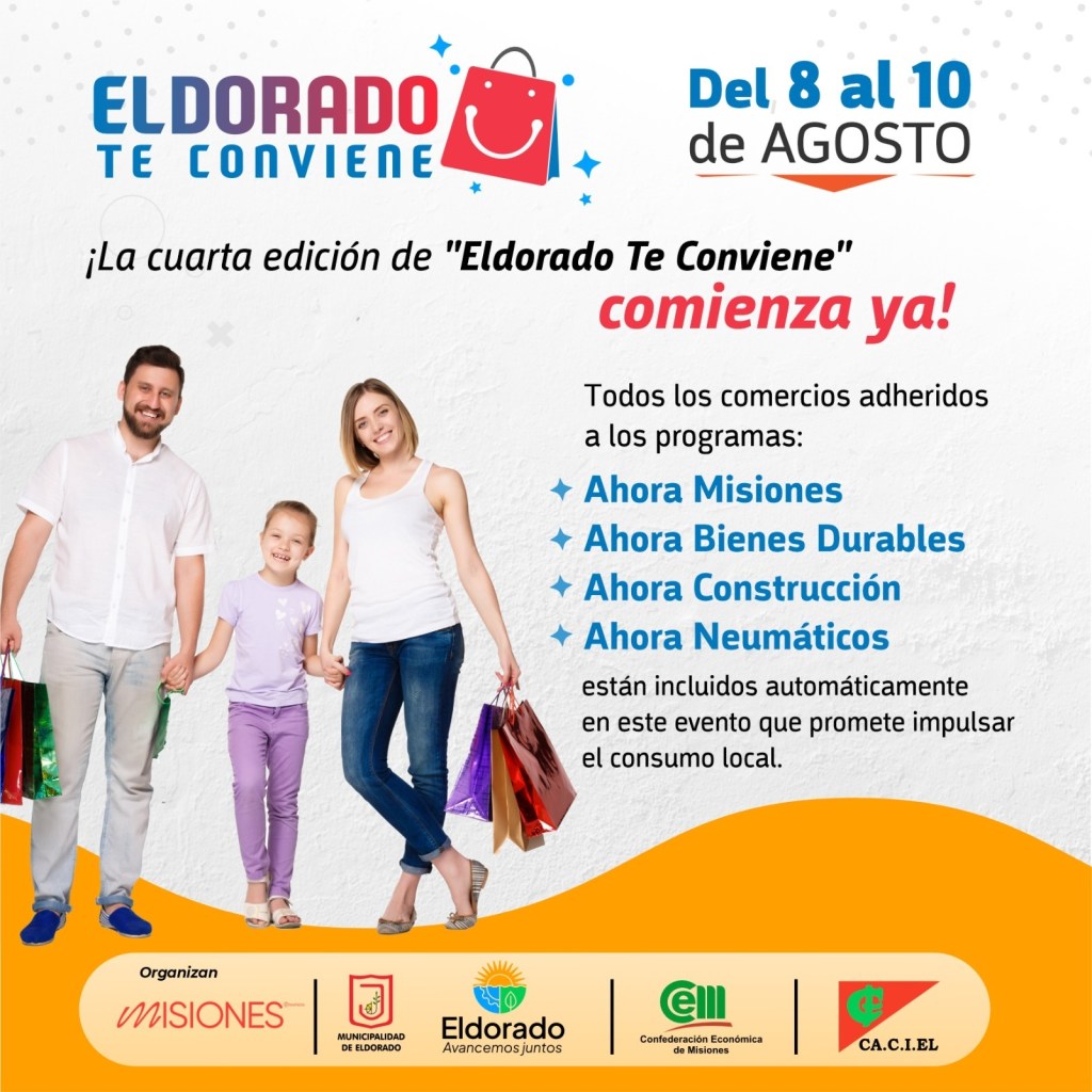 Hoy comienza la cuarta edición de Eldorado te Conviene
