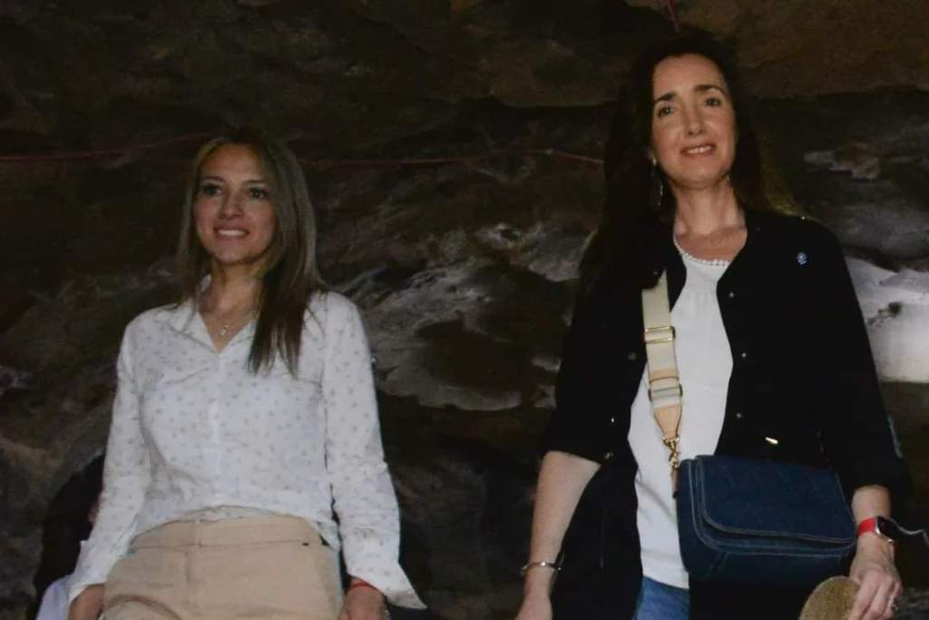 Wanda: La Vicepresidenta Victoria Villaruel visito las Minas de Piedras Preciosas