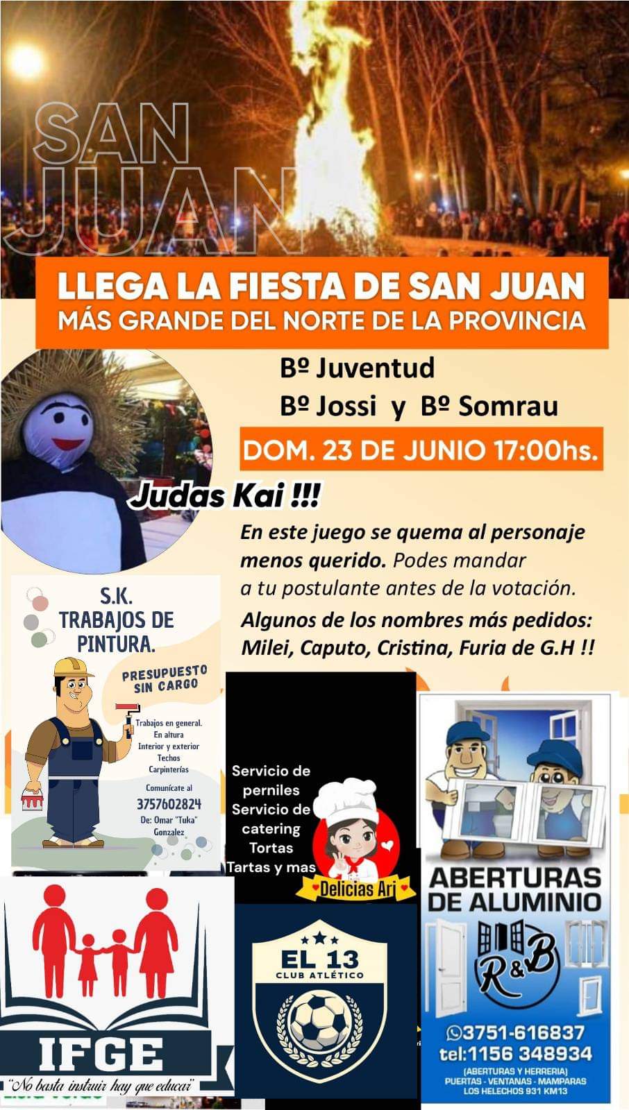Eldorado: Se viene la Fiesta de San Juan más grande de la provincia