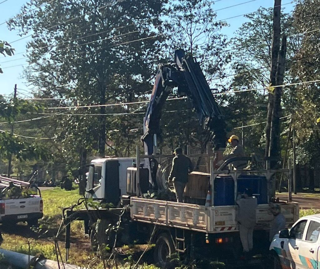 Energía de Misiones: Puerto Iguazú refuerza su infraestructura eléctrica con nuevas líneas en la zona hotelera y el centro urbano