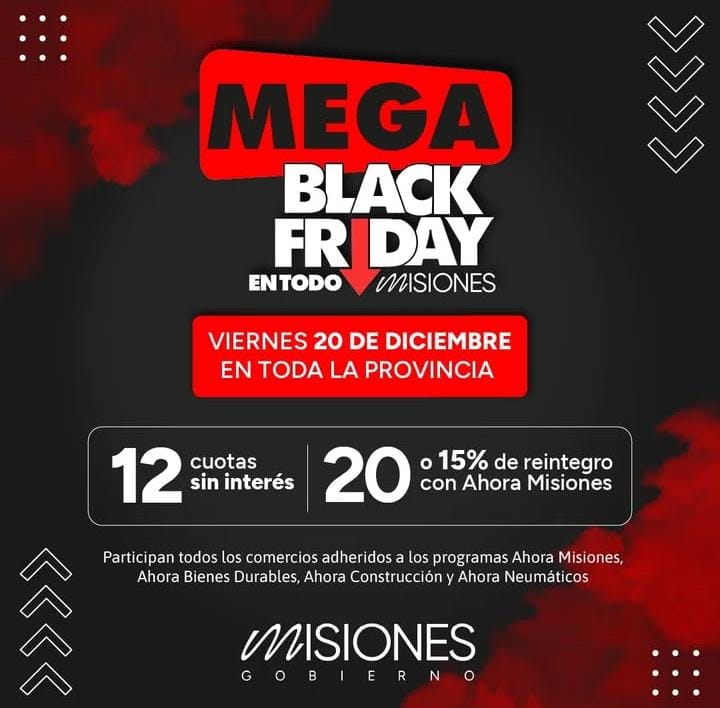 GRAN EXPECTATIVA POR EL MEGA BLACK FRIDAY EN TODO MISIONES