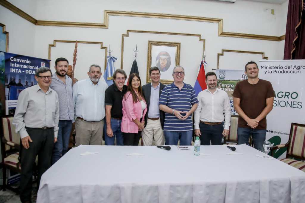 MISIONES Y EL INTA RENUEVAN ACUERDO DE COOPERACIÓN CON ALEMANIA PARA FORTALECER LA FORMACIÓN AGRÍCOLA EN LA PROVINCIA