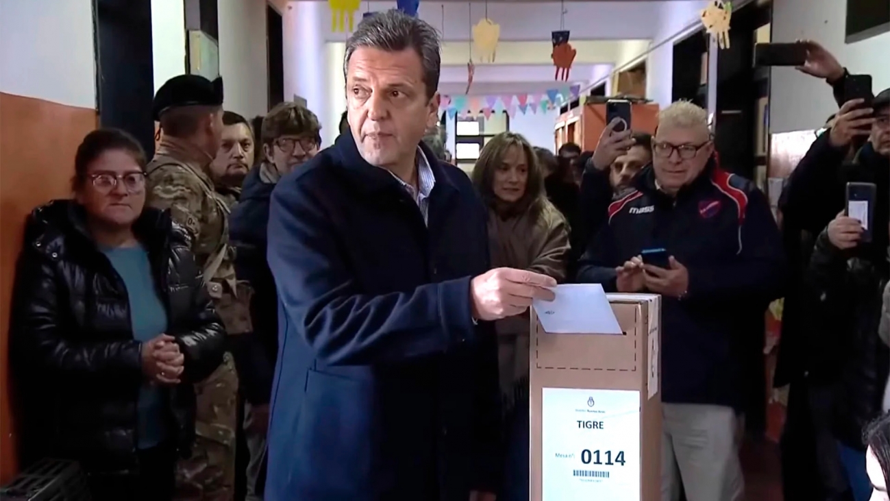 ELECCIONES PRIMARIAS/// Votó Sergio Massa