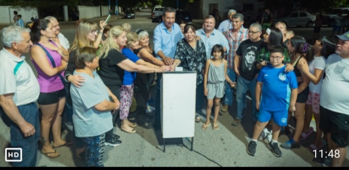 *El Municipio de Pocito inauguró iluminación LED en Villa Nacusi*