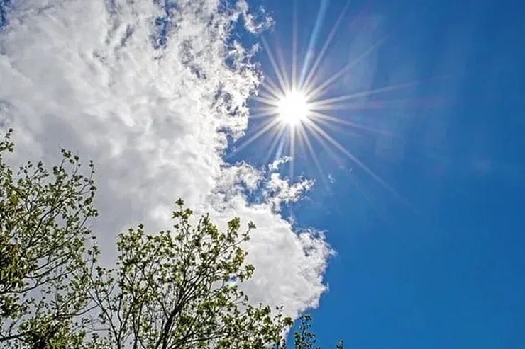 Miércoles con mucho sol, temperatura alta y sin probabilidad de viento